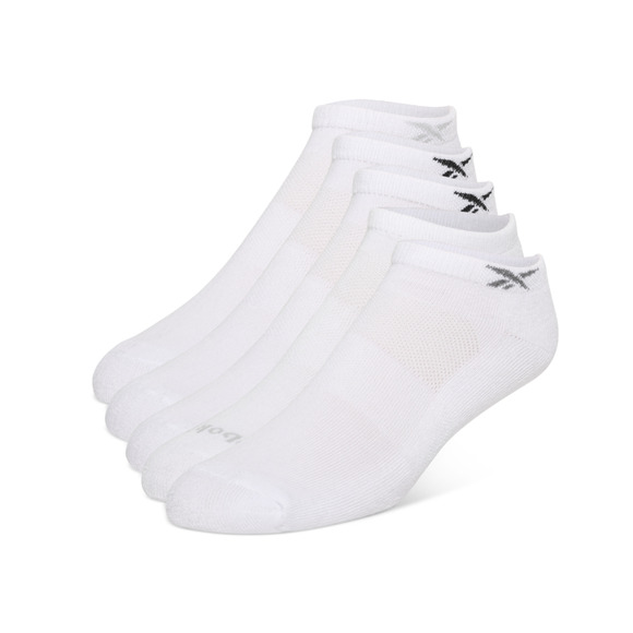Reebok Men 6-Pk 1/2 Terry Performance Low Cut Socks White Shoe Size 6-12 - Picture 1 of 1